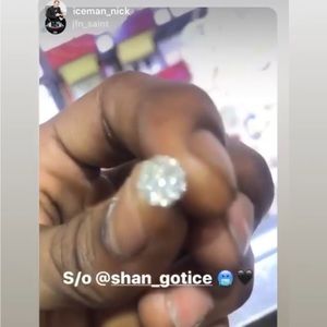 Vs1 cluster earrings from iceman nick here in Houston I paid $1000 for them